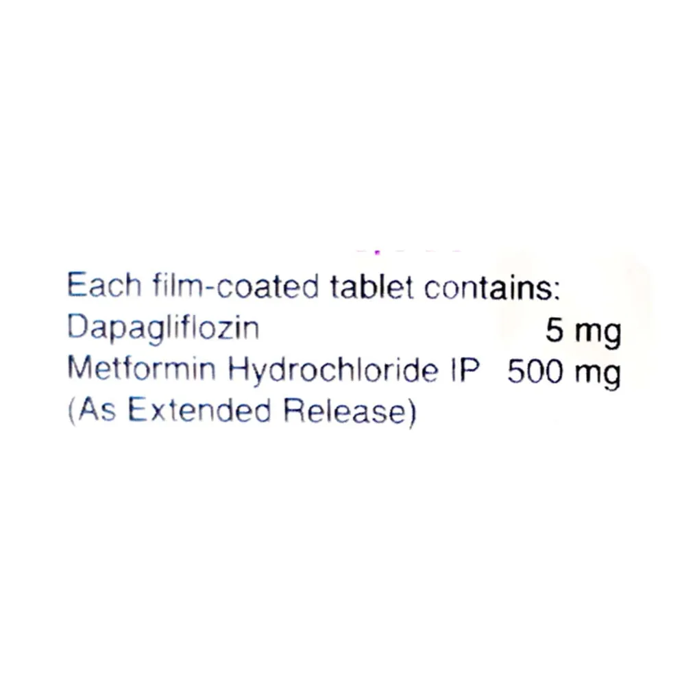 Daparyl M 5/500mg Strip Of 10 Tablets