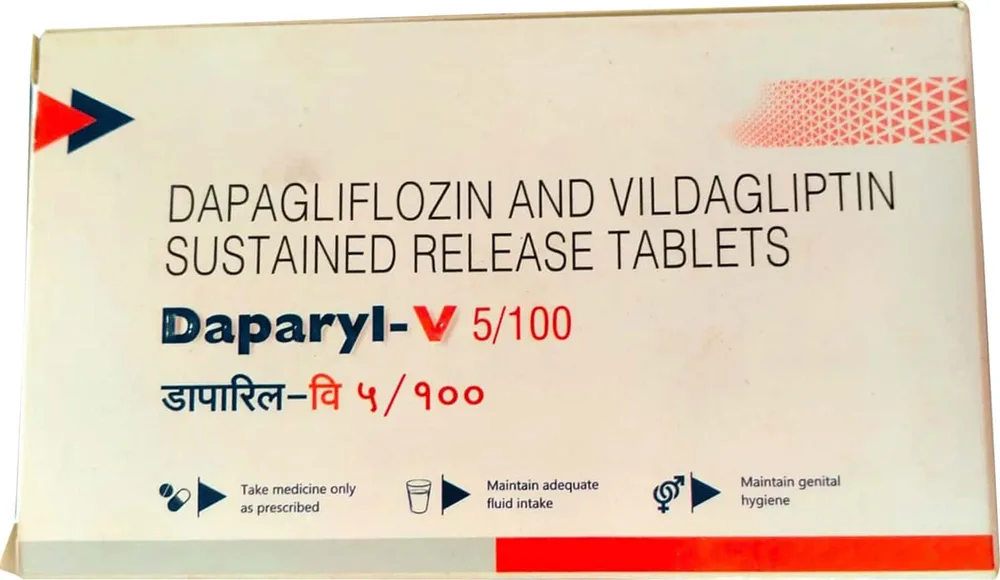 Daparyl V 5/100mg Strip Of 10 Tablets