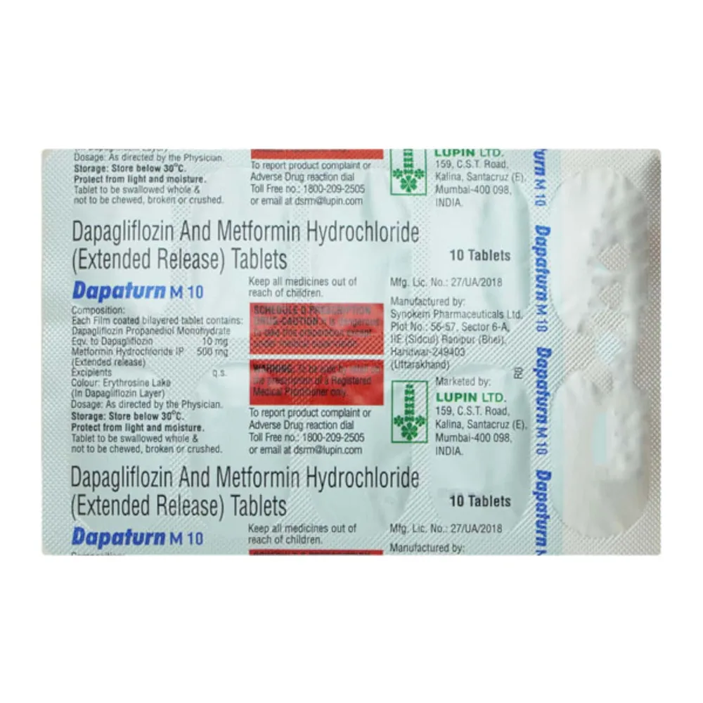 Dapaturn M 10mg Strip Of 10 Tablets