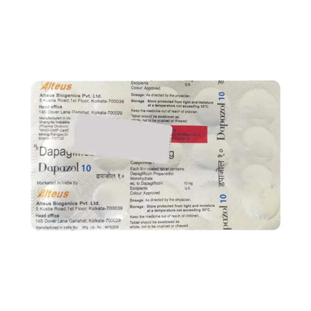 Dapazol 10mg Strip Of 15 Tablets