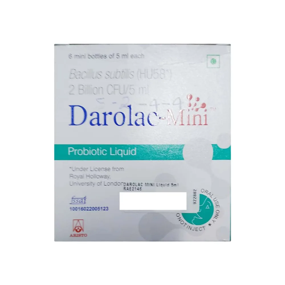 Darolac Mini Bottle Of 5ml Liquid (Pack Of 6)