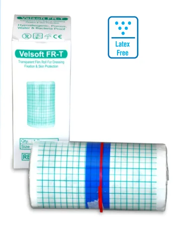 Velsoft-FR-T Transparent Film Roll For Dressing Fixation & Skin Protection