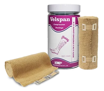 Datt Velspan Strong Graduated Long Stretch Bandage - 12cm x 4.5m