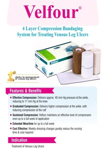 Datt Velfour- 4 layer compression bangaging system for treating venous leg Ulcers