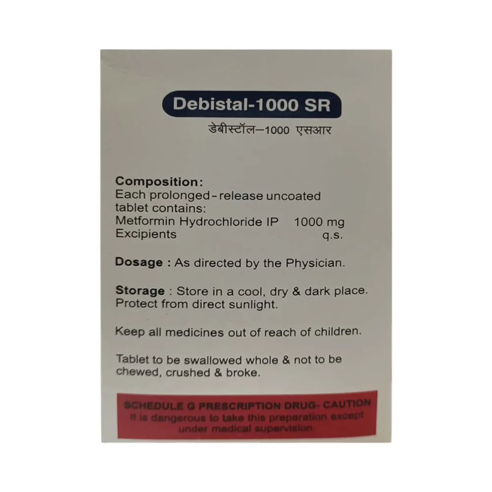 Debistal Sr 1000 Strip Of 15 Tablets