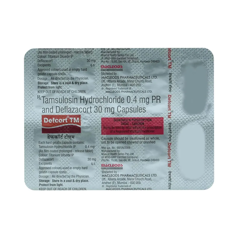 Defcort Tm Strip Of 10 Capsules