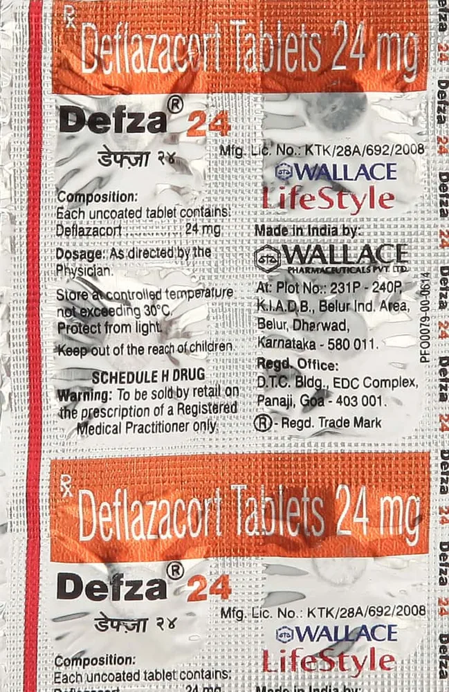 Defza 24mg Strip Of 6 Tablets