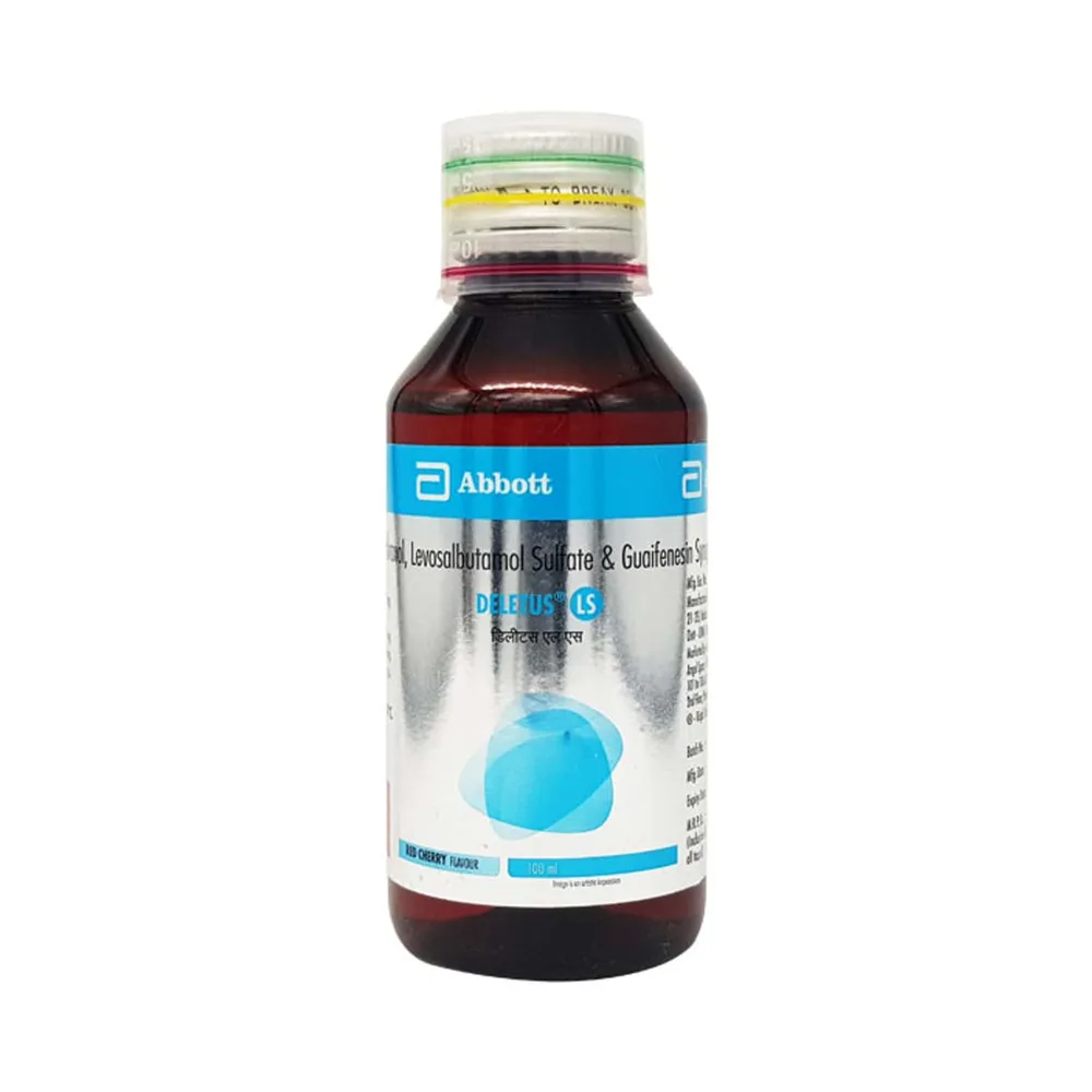 Deletus Ls Red Cherry Flavour Bottle Of 100ml Syrup