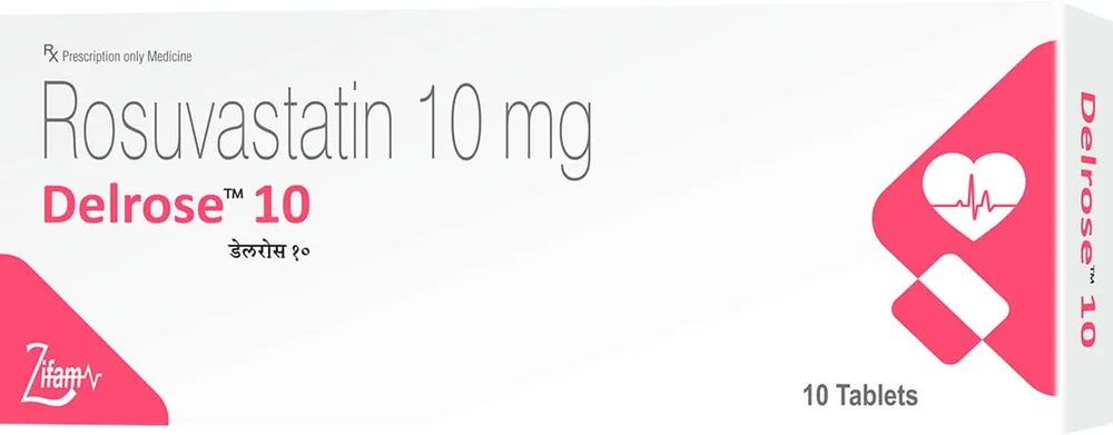 Delrose 10mg Strip Of 10 Tablets