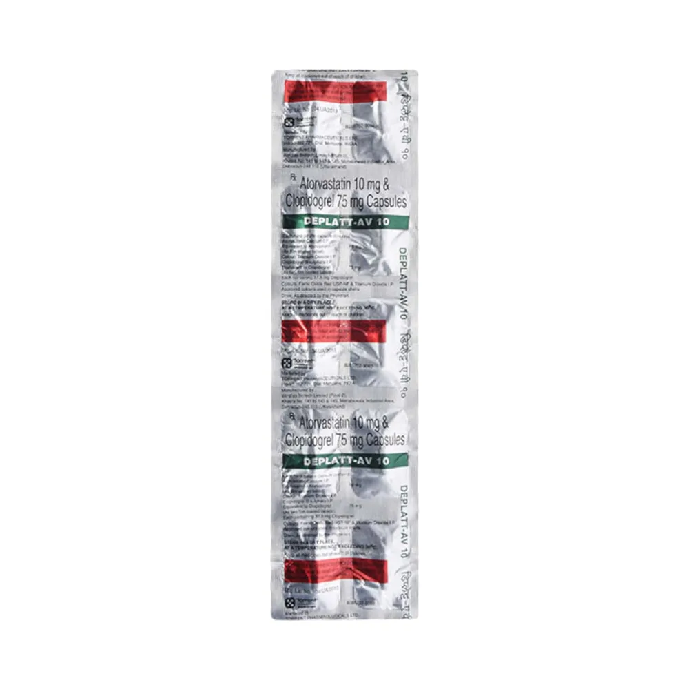 Deplatt Av 10mg Strip Of 10 Capsules
