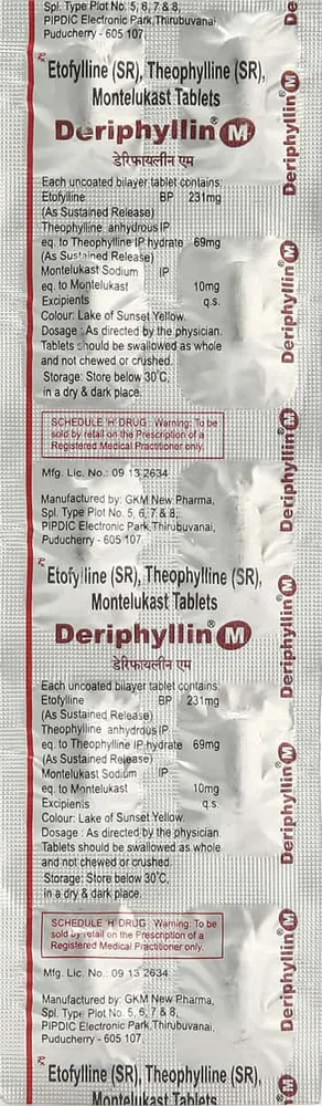 Deriphyllin M Tablet