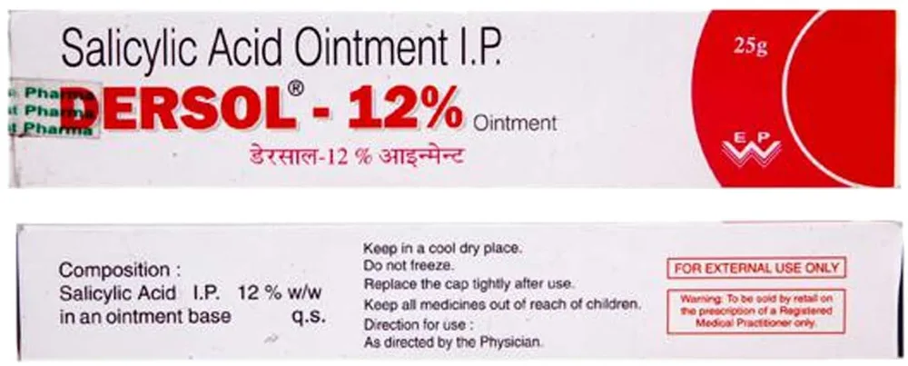 Dersol 12% Ointment 25gm