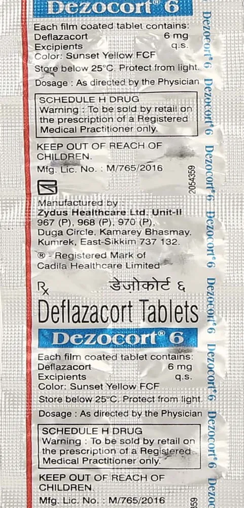 Dezocort 6mg Strip Of 10 Tablets