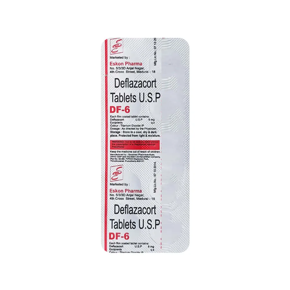 Df 6mg Strip Of 10 Tablets