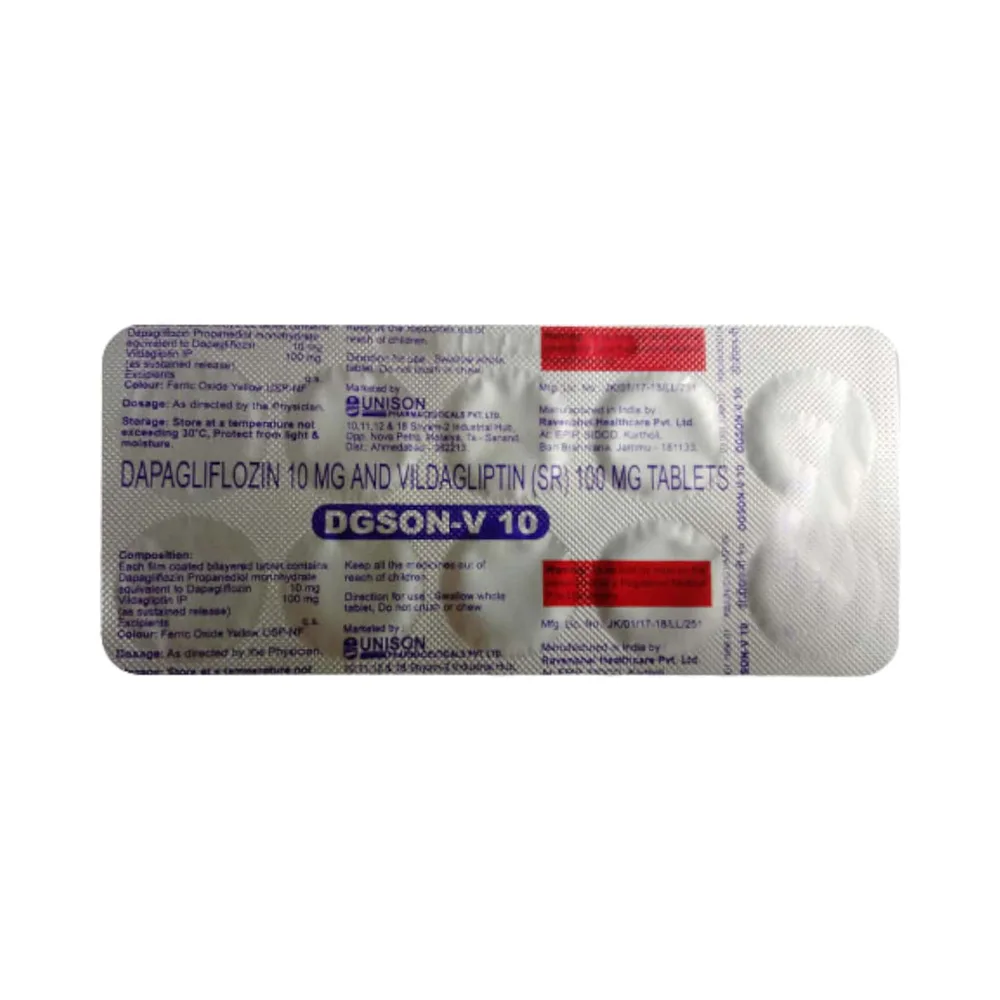 Dgson V 10mg Strip Of 10 Tablets