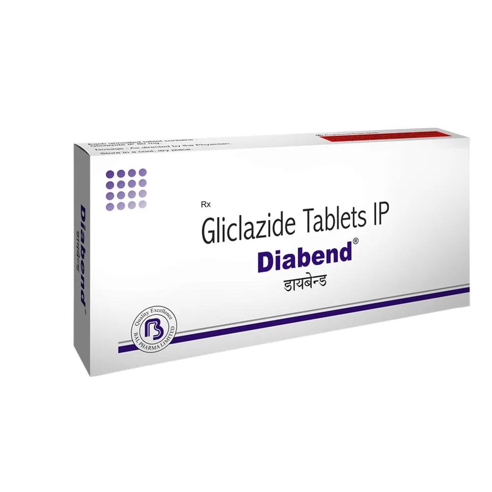 Diabend 80mg Strip Of 10 Tablets