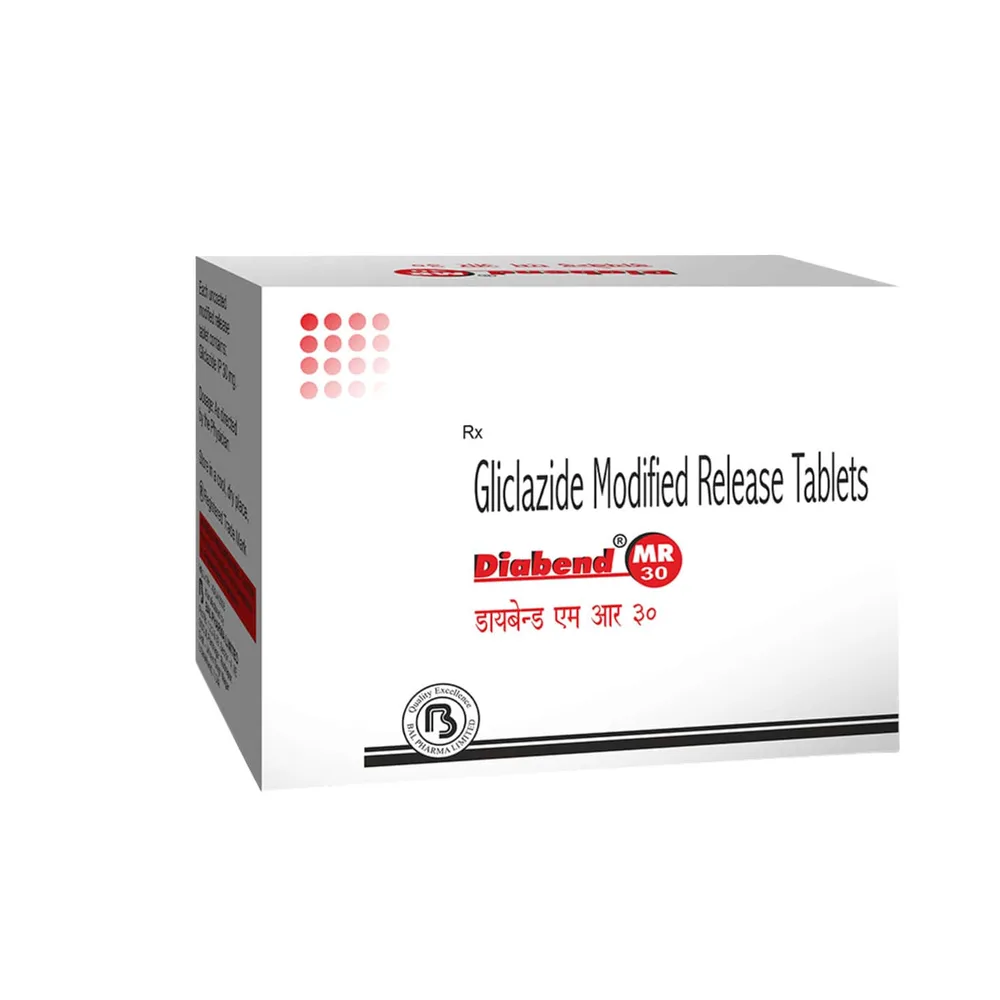 Diabend Mr 30mg Strip Of 10 Tablets
