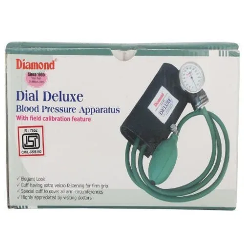 Diamond Dial Deluxe Blood Pressure Apparatus With Field Calibration