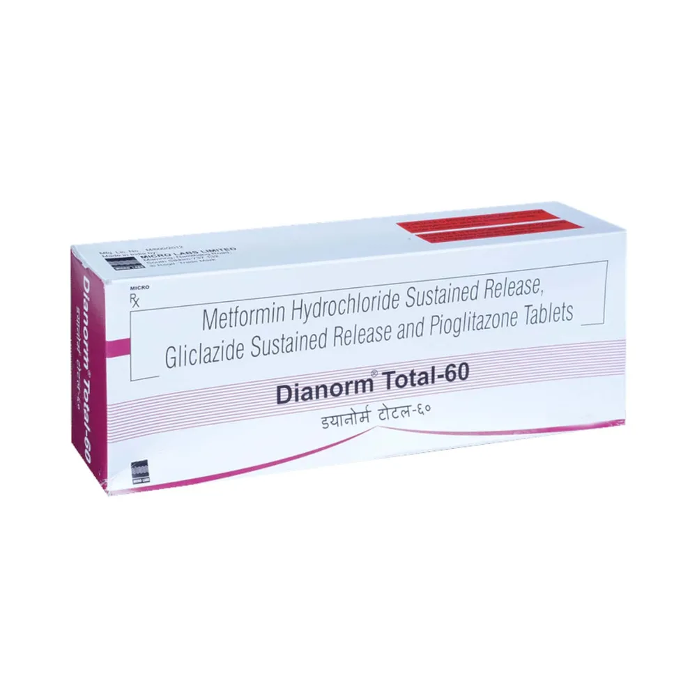Dianorm Total 60mg Strip Of 15 Tablets