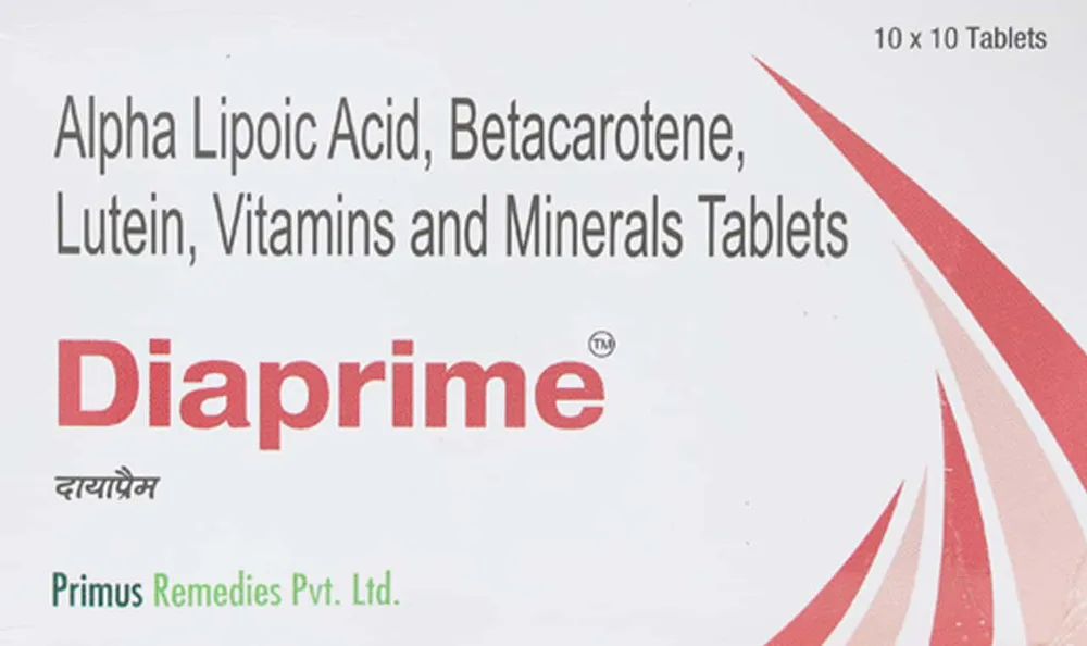 Diaprime Strip Of 10 Tablets