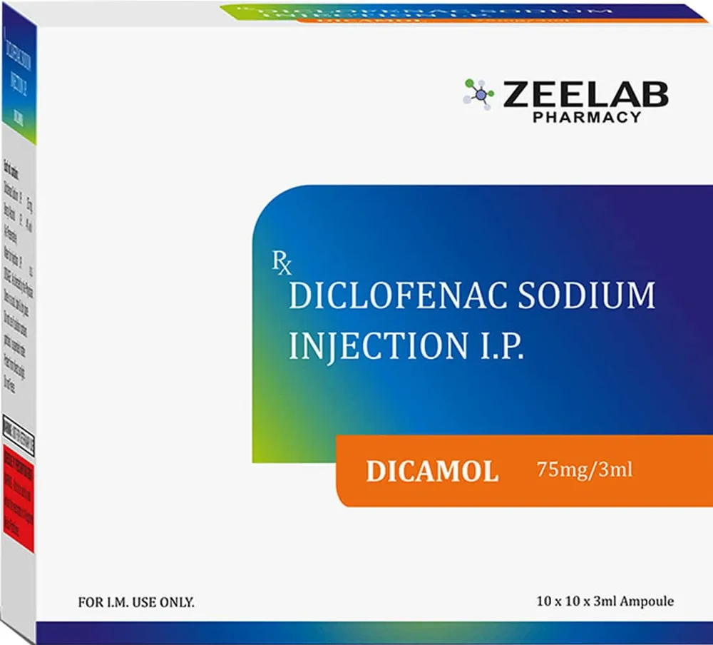 Dicamol 75mg Ampoule Of 3ml Injection