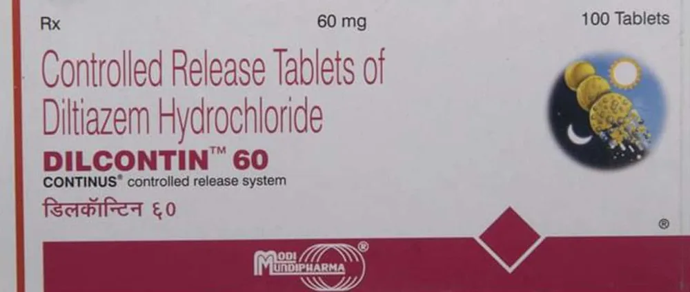 Dilcontin 60mg Strip Of 10 Tablets