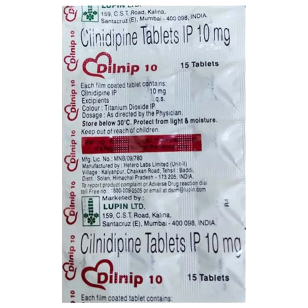 Dilnip 10mg Strip Of 15 Tablets