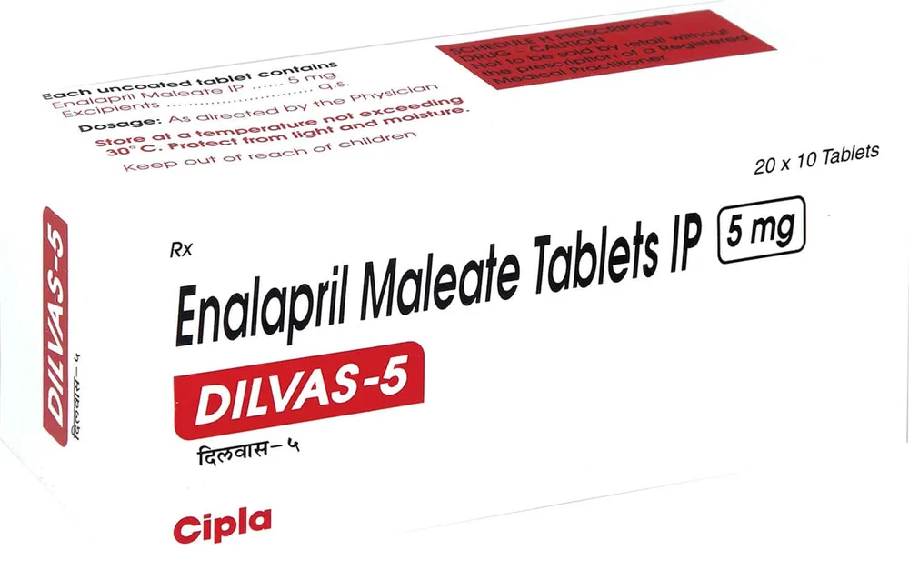 Dilvas 5mg Strip Of 10 Tablets