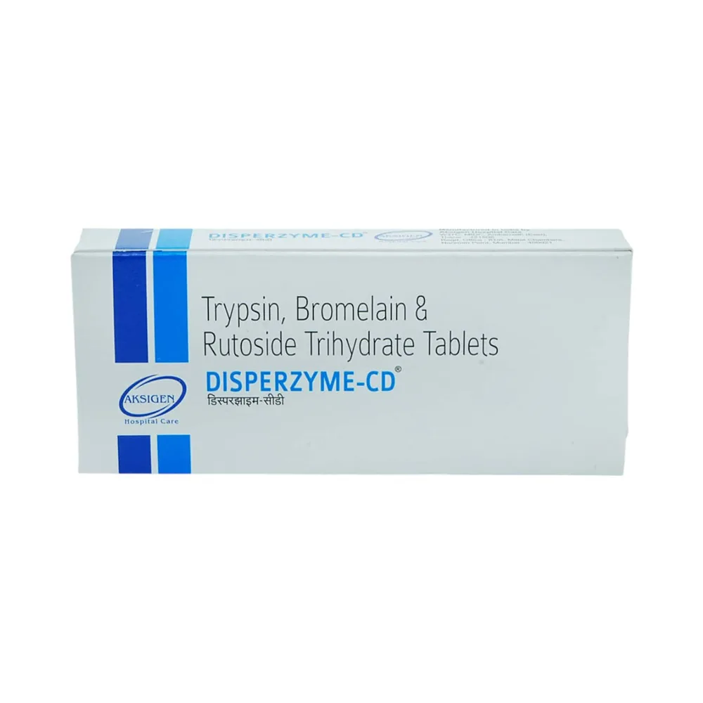 Disperzyme Cd Strip Of 10 Tablets