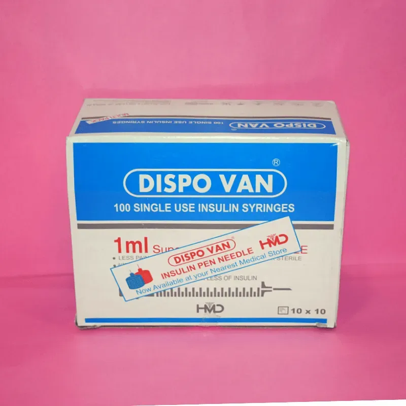 Dispo Van Syringe 1 mL (U-40) – Pack of 100