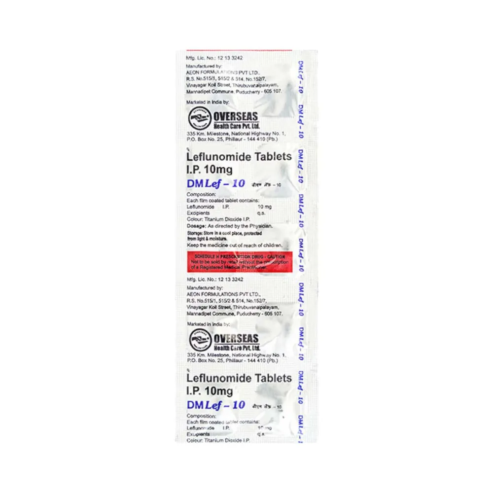 Dm Lef 10mg Strip Of 10 Tablets