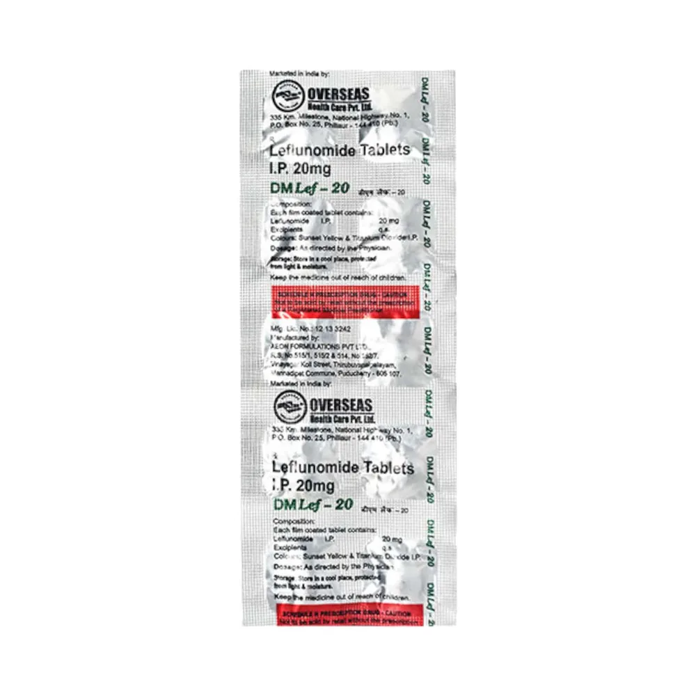 Dm Lef 20mg Strip Of 10 Tablets
