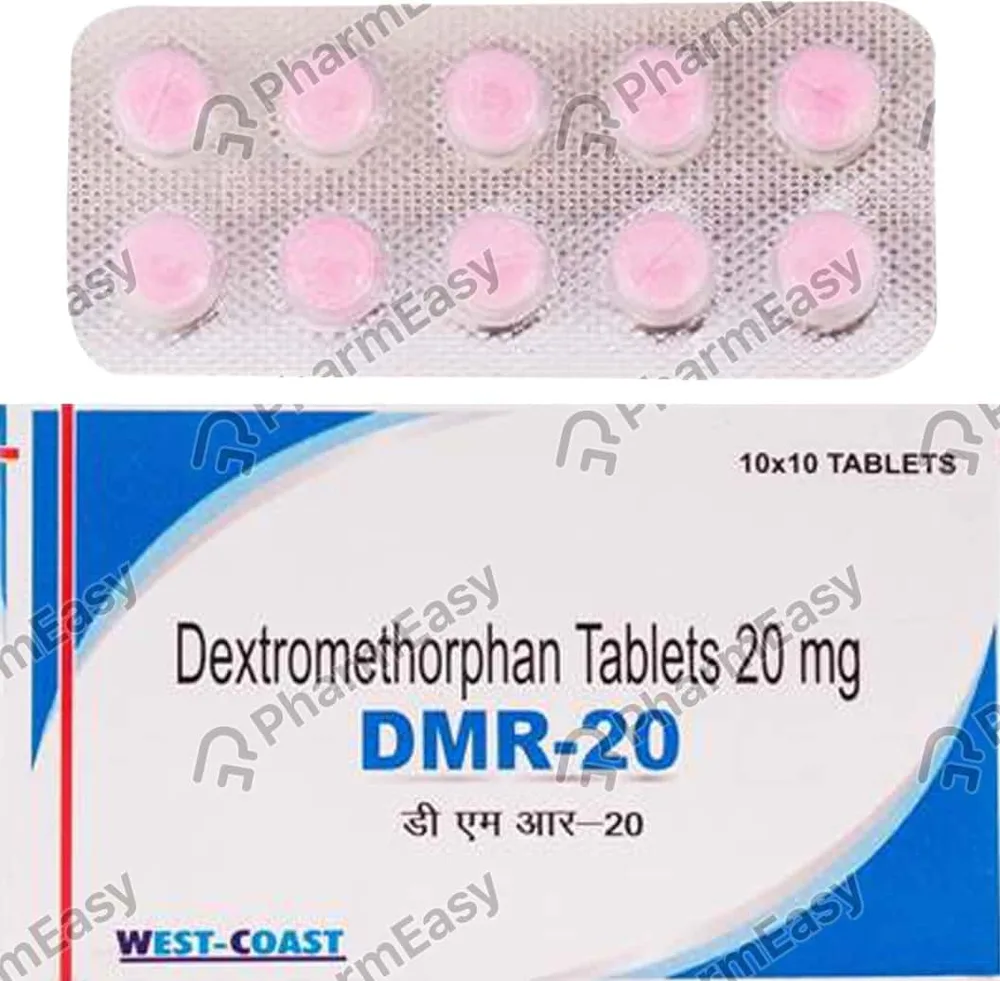 Westcost Dmr 20mg Tablet | Helps Reduce Activity Of The Cough Center In The Brain - 10x10 Tablets