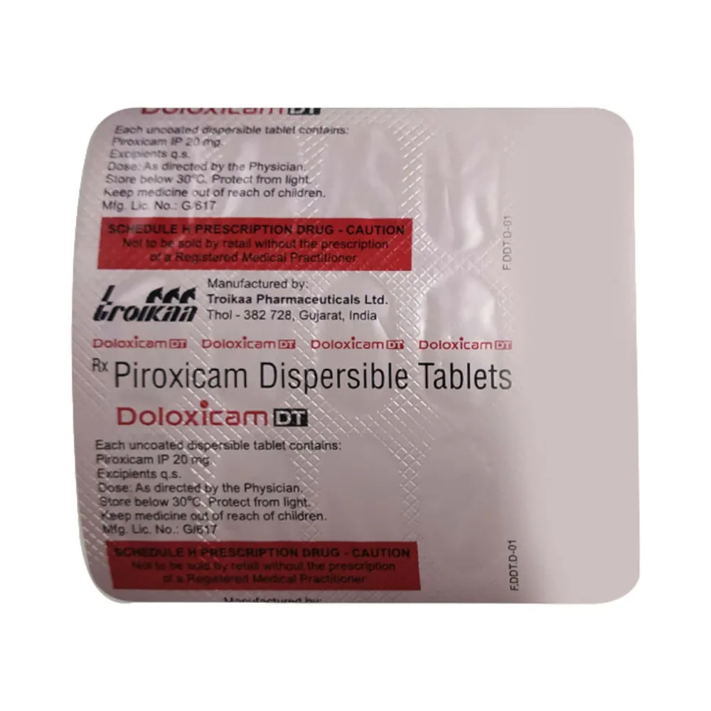 Doloxicam Dt Strip Of 15 Tablets