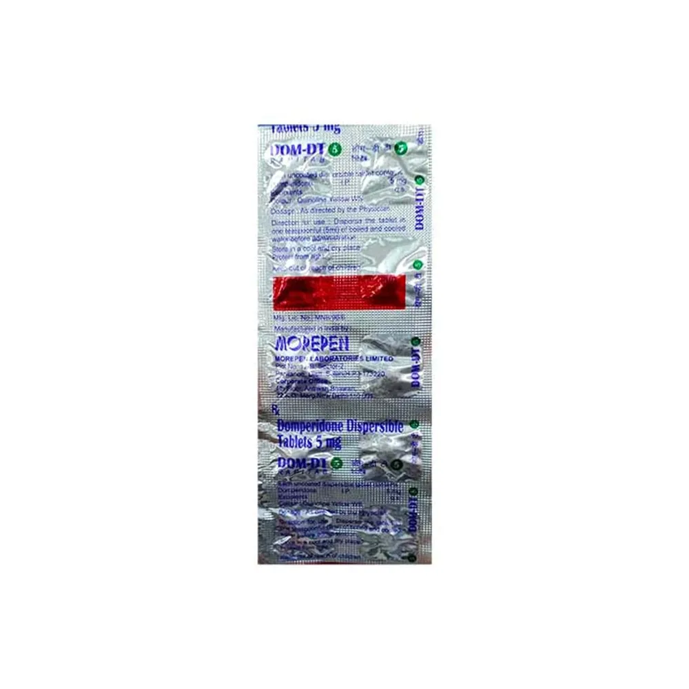 Dom Dt 5mg Strip Of 10 Tablets