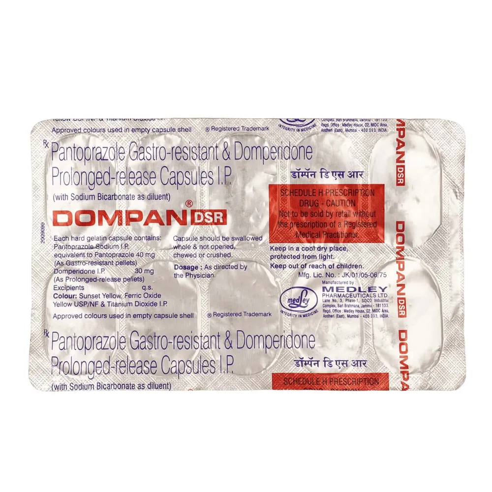 Dompan Dsr Strip Of 10 Capsules