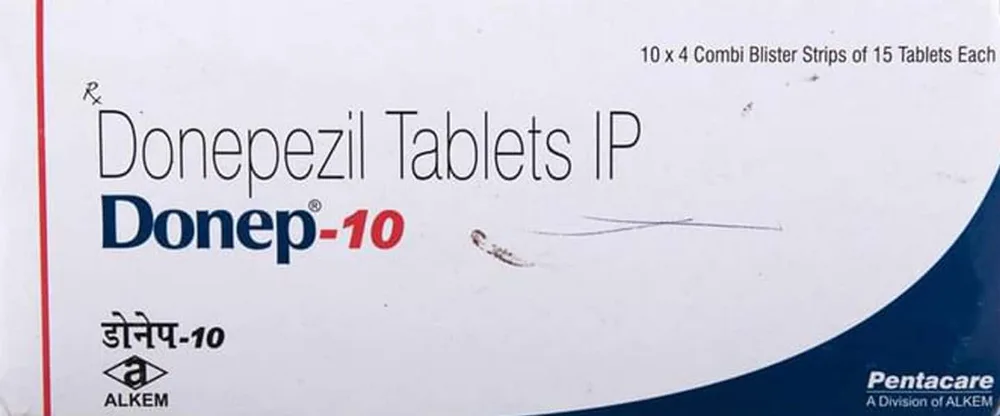 Donep 10mg Strip Of 15 Tablets
