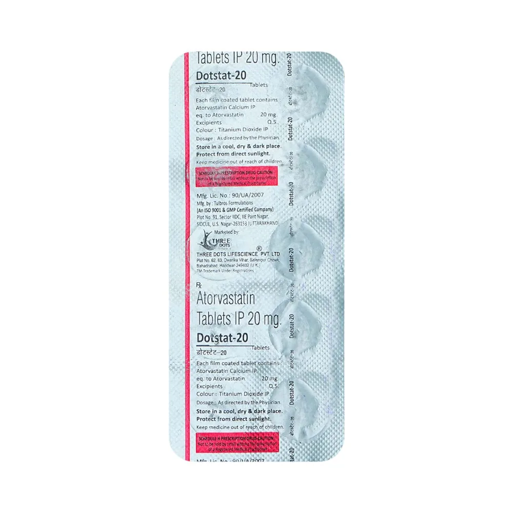 Dotstat 20mg Strip Of 10 Tablets