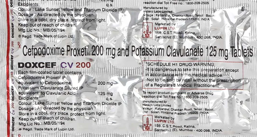Doxcef CV 200 Tablet