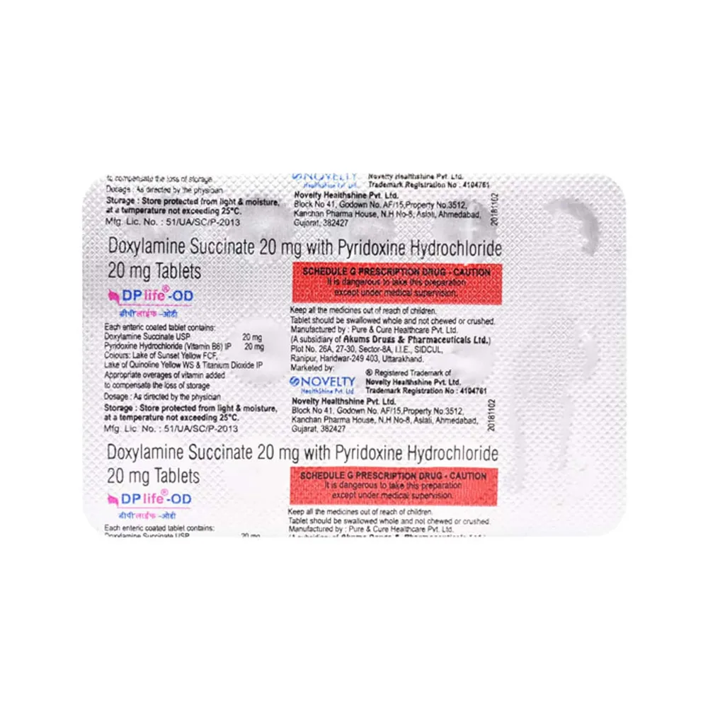 Dp Life Od Strip Of 15 Tablets