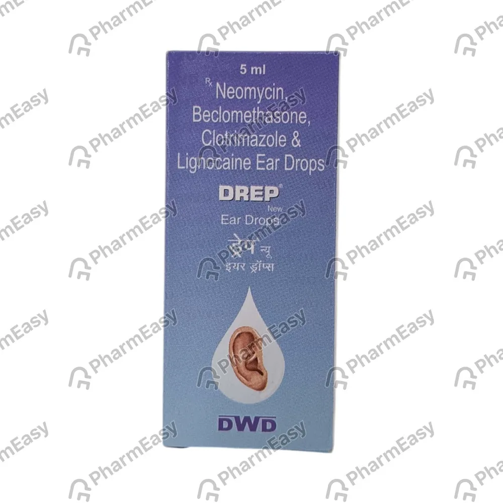 Drep New Bottle Of 5ml Ear Drops