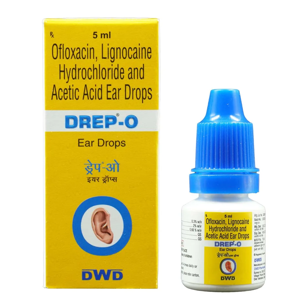 Drep O Bottle Of 5ml Ear Drops