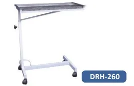 DRH Mayo Instrument Trolley (Knob) (DRH-260) – High-Quality Trolley for Organized Surgical Instrumentation