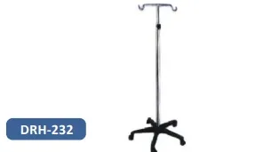DRH Saline Stand Stainless Steel (DRH-232) – Durable & Reliable IV Stand for Medical Use