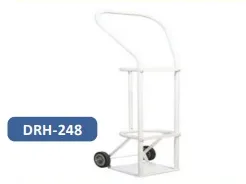 DRH Cylinder Trolley Small (DRH-248) – Compact & Durable Medical Cylinder Transport