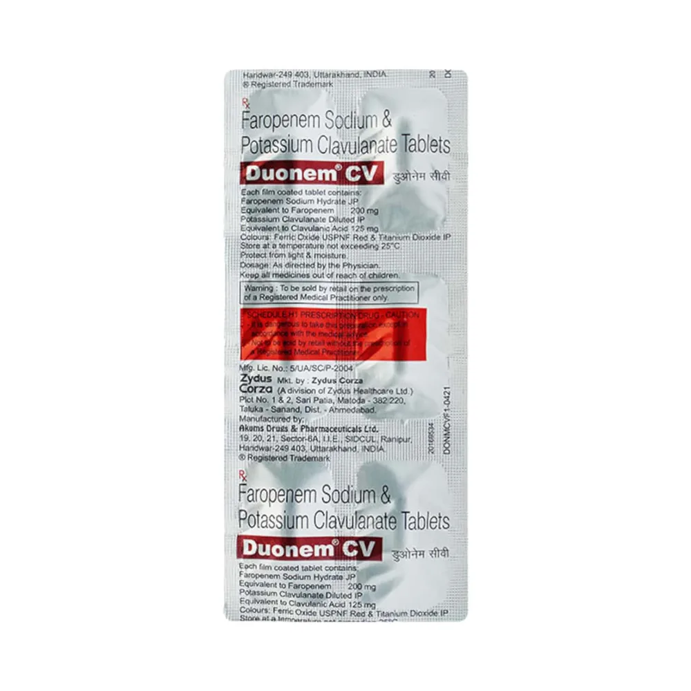 Duonem Cv Strip Of 6 Tablets