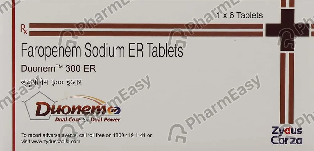 Duonem Er 300mg Strip Of 6 Tablets