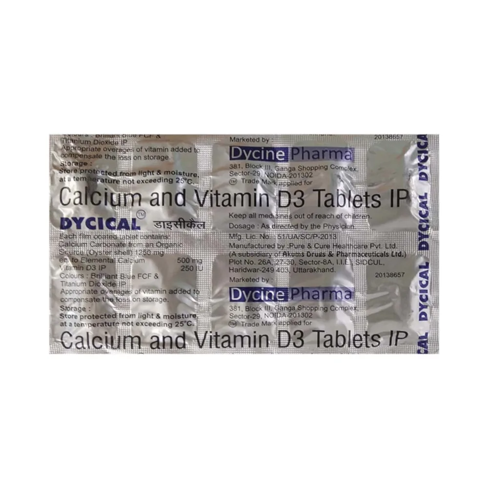 Dycical Strip Of 10 Tablets