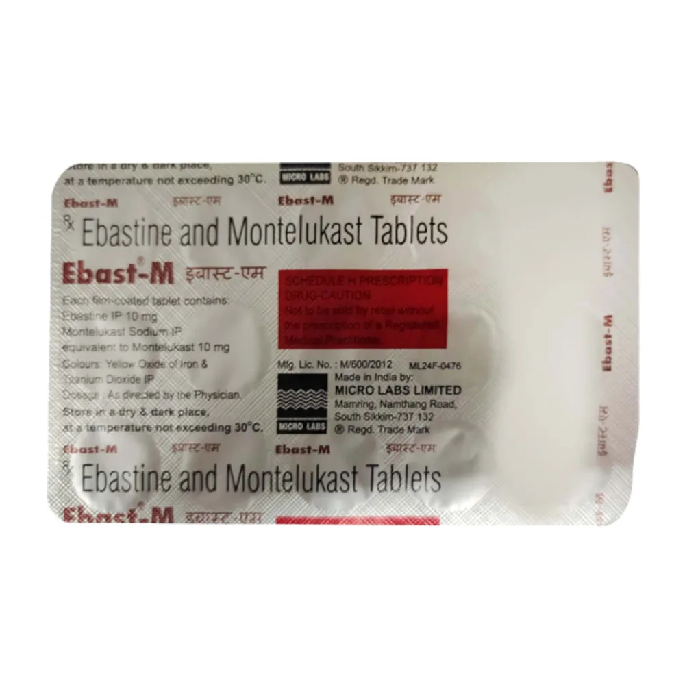 Ebast M Strip Of 15 Tablets