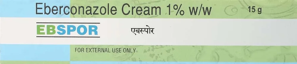 Ebspor 1% Tube Of 15gm Cream